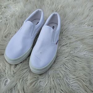 Superga Cotu Slip-on Canvas platform Sneaker size 40